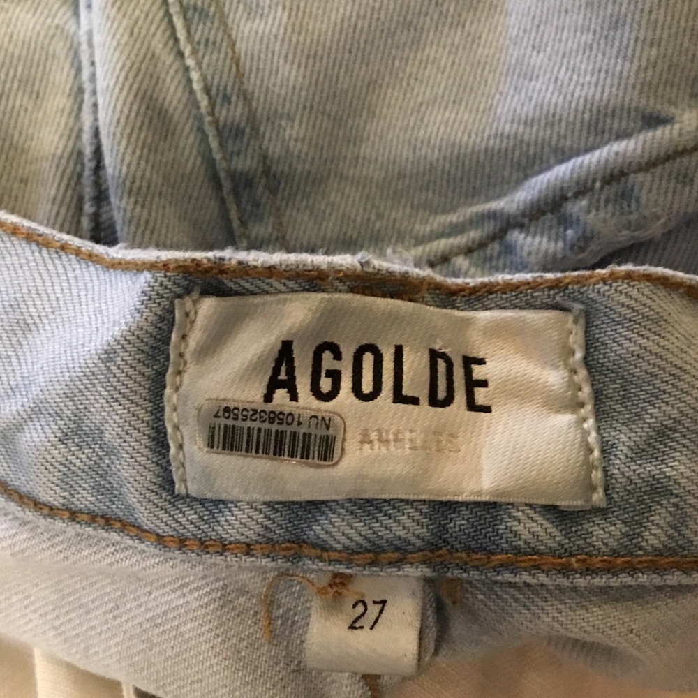 Agolde REN  Light Wash High Rise Jeans - Picture 6 of 7